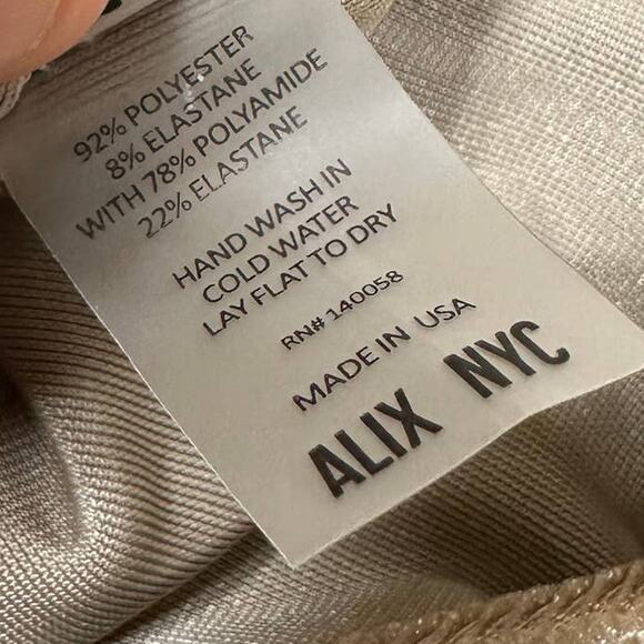 Alix NYC NWT Bentley Velvet Brown Size S Bodysuit Halter Neck Open Back S - Picture 9 of 12